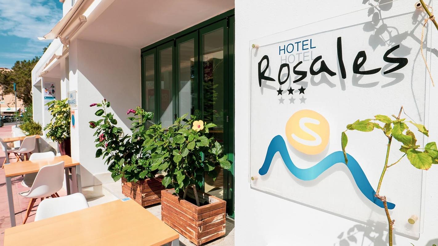 Hostal Rosales Es Pujols Exterior foto